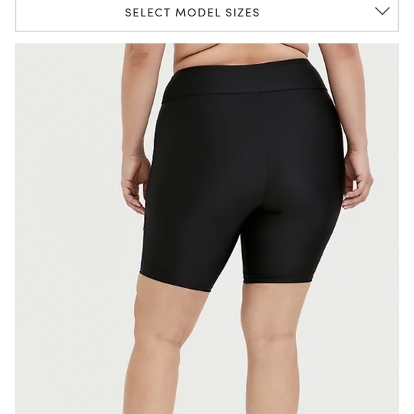 TORRID swim active high rise  9 INCH SWIM BIKE SHORT Torrid M/L fit like… - Picture 3 of 10
